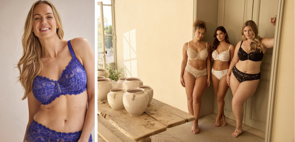 Sans Complexe Lingerie élargit son offre de tailles du bonnet B au bonnet J.
